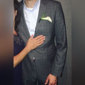 TOPMAN full men’s plaid suit